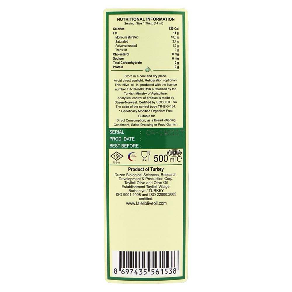 Laleli Organic 500ml - Image 2